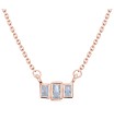 Cutie CZ Design Silver Necklace SPE-4949